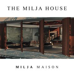 the book cover for the milla house