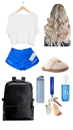 Blue outfit for school