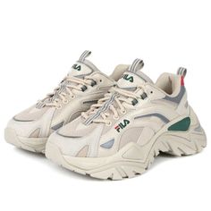 FILA Interation Light Shoes 'Beige Green Red' 1JMO1283_142 Fila Interation, Light Shoes, Shoes Beige, Lit Shoes, Fashion Performance, Stylish Sneakers, Perfect Pair, Your Perfect, Sneakers