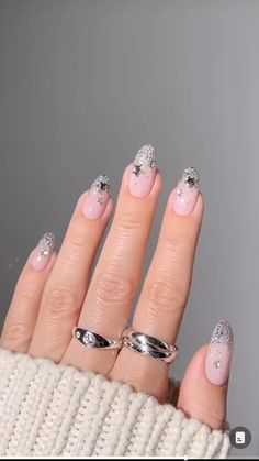 Glitter Toe Nails, Nye Nails, Glittery Nails, Colorful Nail Art, Glamorous Nails, Party Nails, Glam Nails, Xmas Nails