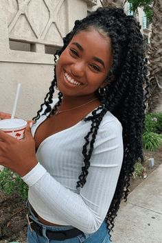 Braids Inspiration, Faux Loc, Curly Styles, Nice Hair, Black Queens, Box Braids Styling