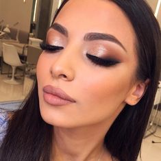 Glam Makeup Looks Dramatic Glitter, Christen Dior, Dramatic Glam Makeup, Competition Makeup, Wedding Hairstyles And Makeup, Glam Wedding Makeup, Dramatic Eye Makeup, Formal Makeup, Glam Makeup Look