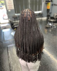 Medium Knotless Box Braids Medium Length, Medium Knotless Box Braids, Medium Knotless, Knotless Box Braids, Braided Hairstyles For Black Women Cornrows, Big Box Braids Hairstyles, Black Ponytail Hairstyles