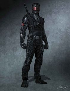 an image of a man in black armor