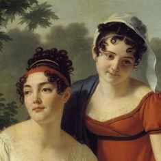 Women's Regency Hairstyles: An Overview - Hair & Makeup Artist Handbook Regency Hairstyle, Braids And Curls, Greek And Roman Art, Empire Outfit, Regency Gown