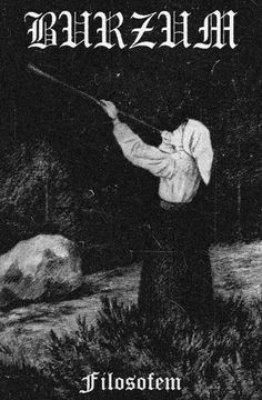 a black and white image of a man holding a stick in his hand, with the words barzach written on it