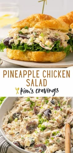 this pineapple chicken salad is an easy and delicious side dish