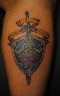 Zelda tattoo looks sick Geek Tattoo, Great Tattoos