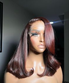 Bob Cut Wigs, 13x4 Lace Front Wig, Bob Lace Front Wigs, Human Virgin Hair, Hair Laid, Hair Life, Hair Inspiration Color, Aesthetic Hair