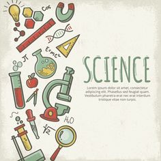 a science poster with various items in it