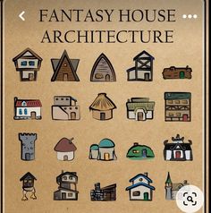 an image of a book cover with houses on it