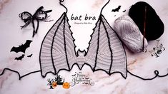 designed by Hilda Alinia Bat Top, Bat Crochet Pattern, Crochet Bat, Crochet Bandana, Personal Things, Crochet Fairy, Bat Halloween, Quick Crochet Patterns, I Tried My Best