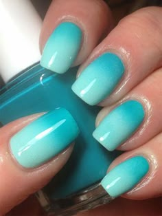 Top 19  Blue Beach Nail Designs You Must Try in 2024 Turquoise Nail Designs, Beach Themed Nails, Mint Green Nails, Ombre Nail Art Designs, Gel French Manicure, Turquoise Nails, Nagellack Trends