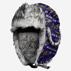 Baltimore Ravens Repeat Print Trapper Hat FOCO - FOCO.com Vikings Football, Nfl Buffalo Bills, Nfl Teams Logos, Repeat Prints, Trapper Hat, Trapper Hats, Tennessee Volunteers, Left Out, Jacksonville Jaguars