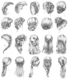 . Wedding Updo, Hair Tutorials, How To Draw Hair, Art Journals, About Hair, Damaged Hair, Hippie Style