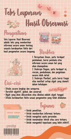 the back cover of teks laparan hasil obeversi