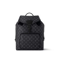 LOUIS VUITTON® - Montsouris Backpack - Eclipse Sac Louis Vuitton, Louis Vuitton Backpack, Practical Bag, Louis Vuitton Accessories, Lv Monogram, Louis Vuitton Official, Louis Vuitton Men, Looks Chic, Monogram Canvas