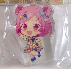 a plastic bag with an anime character on it