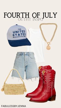 Cool 4th Of July Outfits, Trendy 4th Of July Outfit, 4 Of July Outfit Ideas, Usa Theme Outfit, Chicago 4th Of July