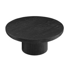 an image of a black wooden knob