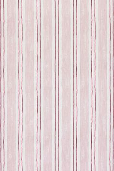 a red and white striped wallpaper with vertical stripes