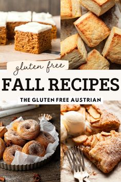 the gluten free fall recipes are delicious and easy to make for desserts