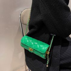 Andry Women's Designer Leather Mini Handbag | Ultrasellershoes.com – Ultra Seller Shoes Travel Shoulder Bag With Lock, Rectangular Shoulder Bag With Lock For Daily Use, Green Chain Strap Bag For Errands, Green Shoulder Bag With Chain Strap For Travel, Green Shoulder Bag With Chain Strap For Errands, Green Travel Bag With Chain Strap, Trendy Green Leather Clutch, Green Leather Clutch For Shopping, Green Travel Bag With Hasp Closure