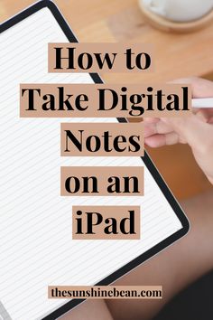 digital notes ipad