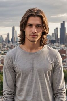 Men Hair Shoulder Length, Male Shoulder Length Hairstyles, Long Men’s Layered Hair, Mens Haircuts Long Hair, Shoulder Length Hair Guys, Long Hair Men Layers, Men With Long Hair Hairstyles, Men's Long Hair Styles, Shoulder Length Mens Haircut