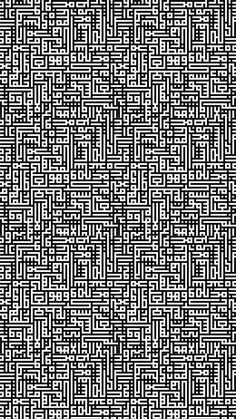 an abstract black and white pattern that looks like it is made up of many squares