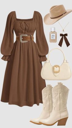 Women's Spring Outfits, Neutral Dress, Looks Country, Cute Modest Outfits, Cute Dress Outfits, Western Outfits Women, Modest Fashion Outfits