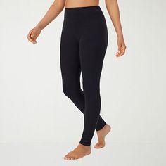 Prep your wardrobe for cooler weather with these Cuddl Dubs women's softwear thermal pants. Constructed with antimicrobial properties, they are made from midweight stretch cotton-jersey for a body-hugging fit, they feature an elastic-waist, a tag-free design ensuring comfortable all-day wear, and they provide warmth without adding bulk. Features: Antimicrobial, Tag FreeClosure Type: Full ElasticWarmth Factor: MidweightFiber Content: 57% Cotton, 38% Modal, 5% SpandexFabric Description: JerseyIns… Athleisure Snug Fit Bottoms For Loungewear, Sporty Snug Fit Bottoms For Loungewear, Seamless Casual Loungewear Leggings, Black Full-length Yoga Pants For Relaxation, Black Full Length Yoga Pants For Relaxation, Casual Snug Fit Yoga Pants For Loungewear, Tight Seamless Pants For Loungewear, Snug Fit Full Length Loungewear Bottoms, Snug Fit Loungewear Pants