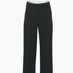 Aritzia - The Effortless Pant - High-Waisted Wide-Leg Black Crepe Trousers These Pants Are Incredibly Comfortable And Can Be Dressed Up Or Down My Favorite Pair Of Pants - They're A Tad Too Small On Me So L Had To Purchase The Next Size Up! Size: O Cut: Regular My Height: 5'4" #Aritzia #Effortlesspants #Blacktrousers #Aritziapants #Aritziaeffortlesspants Effortless Pant, Crepe Trousers, Aritzia Pants, Jumpsuit Trousers, Black Trousers, Pair Of Pants, Pant Jumpsuit, My Favorite, Wide Leg