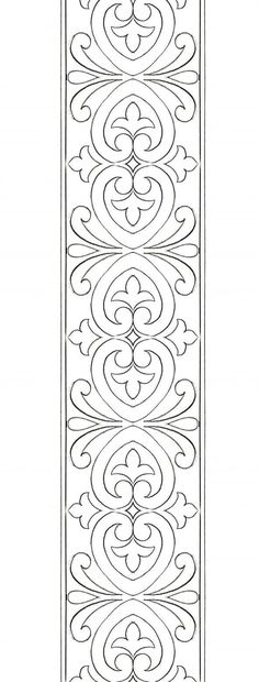 the design for an ornamental panel