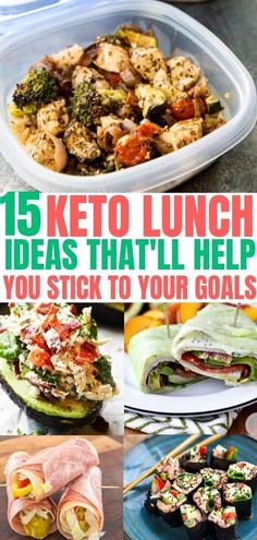 the top ten keto lunch ideas that'll help you stick to your goals