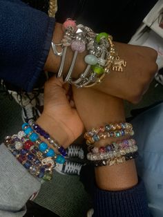 Pretty Stacks, Monkey Friends, Aesthetic Bracelets, Xoxo Jewelry, Kay Kay, Dope Jewelry Accessories, Bracelet Inspiration