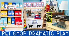 the pet shop dramatic playroom is filled with toys