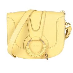 Nwt See By Chlo Pale Yellow Small Hana Shoulder Bag Lwg-Certified Grained Leather Shoulder Bag Includes Dust Bag Adjustable And Detachable Crossbody Strap (Handle Drop 20.28”; Handle Length 44.85”) O-Ring, Braided Leather Trim, And Logo Charms Logo Embossed At Magnetic Press-Stud Flap Patch Pocket At Two-Compartment Interior Cotton Twill Lining H7" X W8.5" X D1.5" Supplier Color: Russet Green (Pale Yellow Color) Exterior Material: Goatskin. Interior Material: Cotton Made In India. 100% Authentic Medium Sized Bags, Bag Light, Chloe Bag, Work Bags, See By Chloe, Saddle Bag, Bag Handle, Braided Leather, Ballerinas