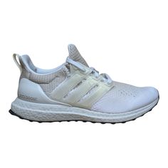 Details about the item: Title: Adidas Women's Ultraboost 1.0 DNA - Cloud White - US Size 9.5 - IE8484 Condition: New, without the box. This item came from the manufacturer with the box lids cut off. For this reason, these shoes are stored in plastic poly bags. They are brand new, and in pristine condition. Style number/model number: IE8484 Shoe width: Standard Color: Cloud White / Cloud White / Wonder Beige    Additional details:    For shoes, all sizes are listed as US. Generally, for women buy Color Cloud, White Cloud, Cloud White, Ultra Boost, Poly Bags, Product Photos, New Shoes, Adidas Women, Comfortable Shoes