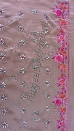 Punjabi Boutique, Machine Embroidery Designs Projects, Latest Embroidery Designs, Birds Embroidery Designs, Wedding Saree Blouse Designs, Velvet Dress Designs