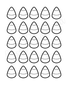 an image of a set of black and white easter eggs