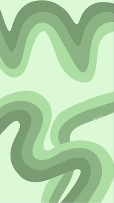 an abstract green background with wavy lines in the shape of a snake's tail