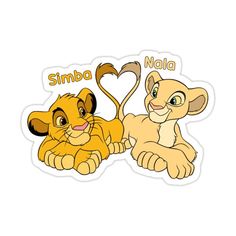 the lion and the mouse sticker