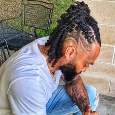 Prom Loc Hairstyles Men, Prom Loc Styles For Men, High Top Loc Styles For Men, Zae France, Mens Locs, Loc Hairstyles For Men, Men Locs, Natural Braid Styles, Barrel Twist