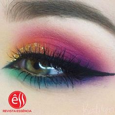 Rainbow eye Hd Make Up, Mekap Mata, Alat Makeup, Eyeshadow Products