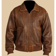 Classic Distressed Brown Outerwear For Fall, Distressed Brown Long Sleeve Outerwear For Fall, Distressed Brown Leather Jacket With Pockets, Rugged Fitted Brown Outerwear, Retro Brown Biker Jacket With Pockets, Distressed Brown Long Sleeve Leather Jacket For Fall, Distressed Brown Outerwear With Pockets For Fall, Distressed Brown Long Sleeve Outerwear With Pockets, Distressed Brown Leather Jacket For Fall