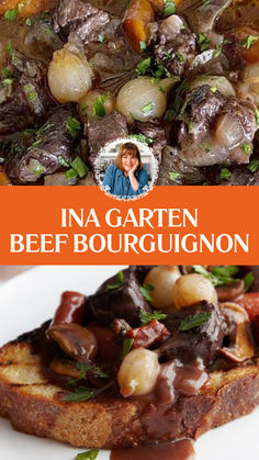 Ina Garten Beef Bourguignon Ina Garten’s Beef Bourguignon, Ina's Beef Bourguignon, Barefoot Contessa Beef Bourguignon, Ina Garden Dinner Recipes, Ina Beef Bourguignon, Ina Garten Beef Bourguignon Recipe, Ina Garten's Beef Bourguignon, Beef Bourguignon Ina Garten Recipe, French Bourguignon