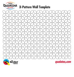 the printable x - pattern wall template