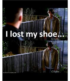 the walking dead season 2 episode 3 i lost my shoe meme with caption