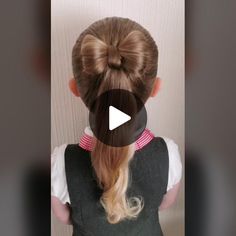 TikTok · the_follin_tribe_ Cute Bow Hairstyle, Kids Updo Hairstyles, Bow Hairstyles, Barbie Film, Girls Updo, Cute Toddler Hairstyles, Easy Hairstyles For Kids, Barbie Hairstyle, Hairstyles Design